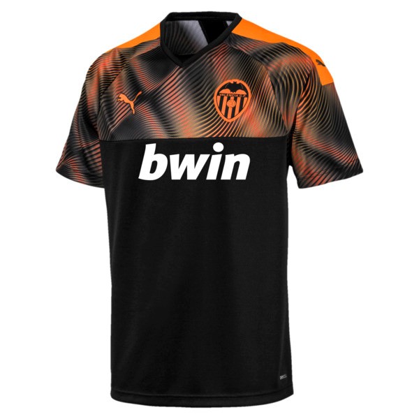 Tailandia Camiseta Valencia 2ª Kit 2019 2020 Negro